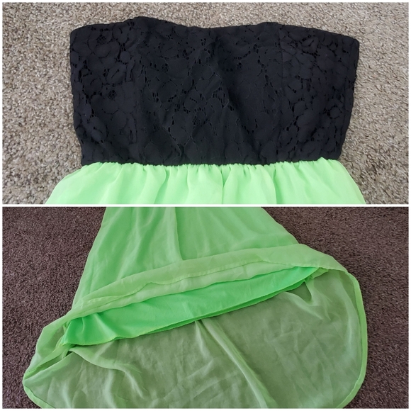 💜Strapless Asymmetrical Dress - Picture 4 of 5